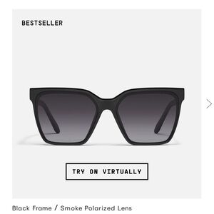 Elegant black frames with gradient lenses. Timeless design